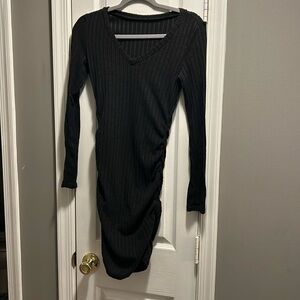 Sexy sweater dress black M